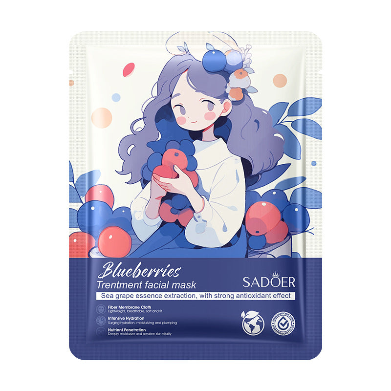 Mascarilla facial Blueberries SADOER REF:NO.SD36483