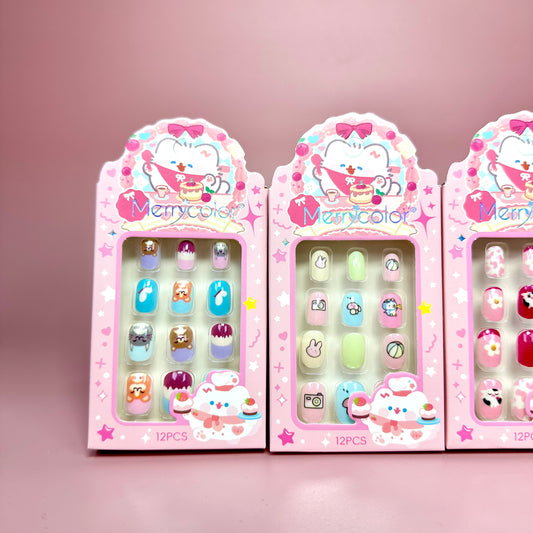 UÑAS POSTIZAS PARA NIÑAS REF:MK-06