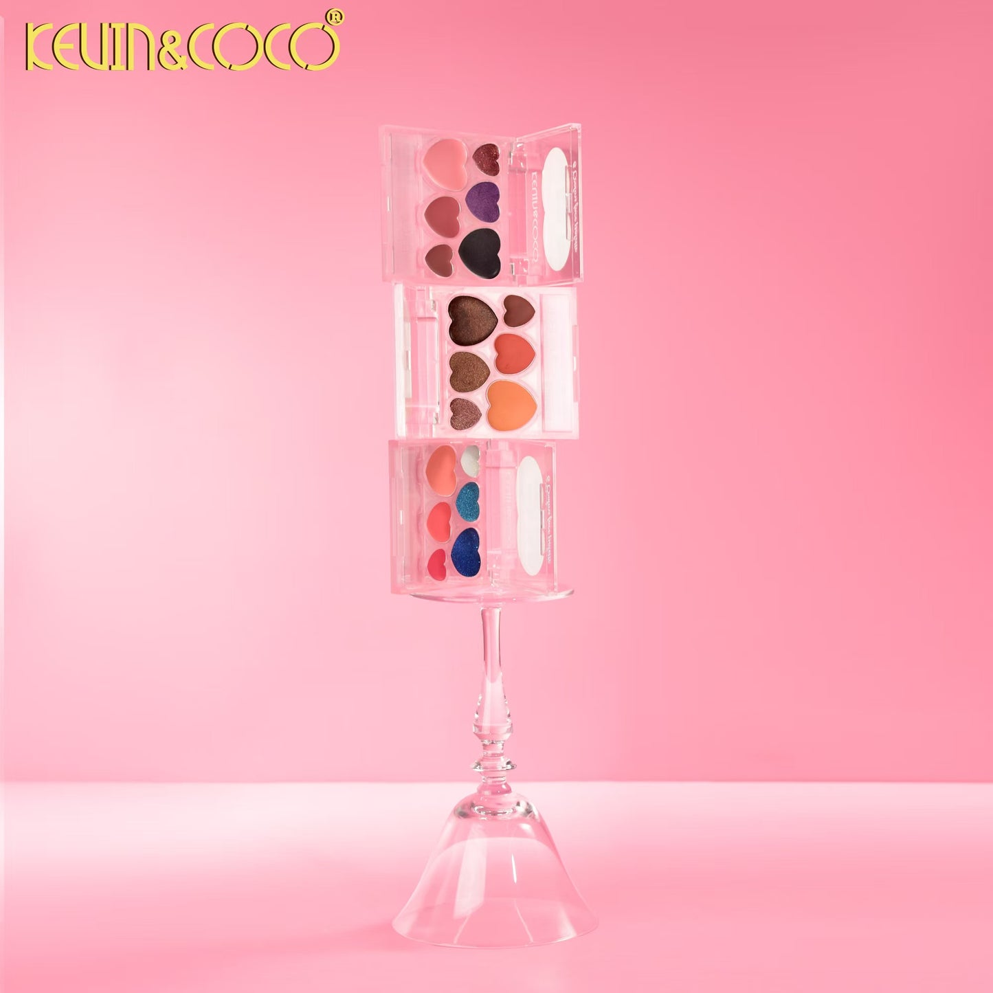 Paleta de Sombras Corazón Kawaii KEVIN&COCO REF:KC1102