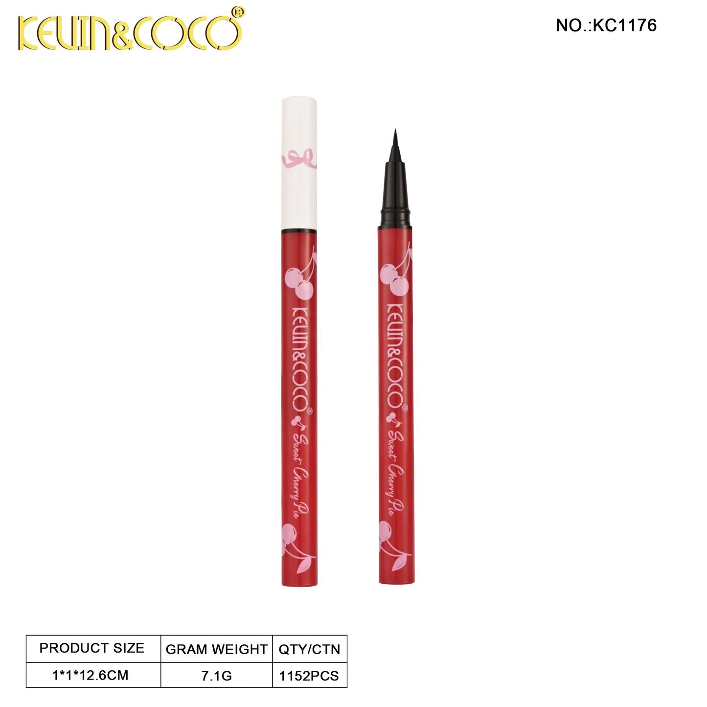 Delineador de Ojos Cherry KEVIN&COCO REF:KC1176