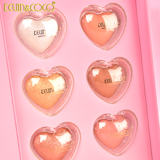 SET LOVE DE RUBOR E ILUMINADOR REF:KC1125