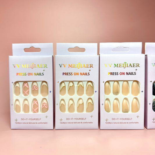 UÑAS POSTIZAS 12PCS REF:MJ-2