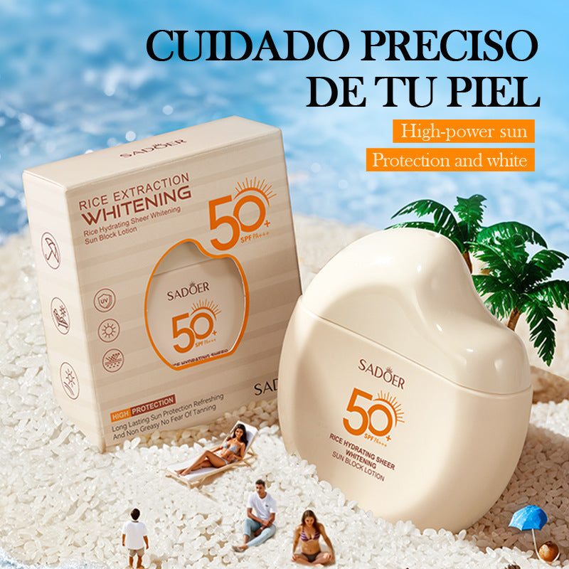 Protector Solar de Extracto de Arroz SPF50 – SADOER REF:NO.SD51615