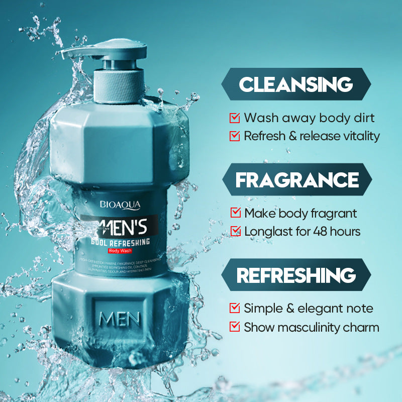 Gel de Ducha para Hombre Cool Refreshing BIOAQUA REF:NO.BQY48110