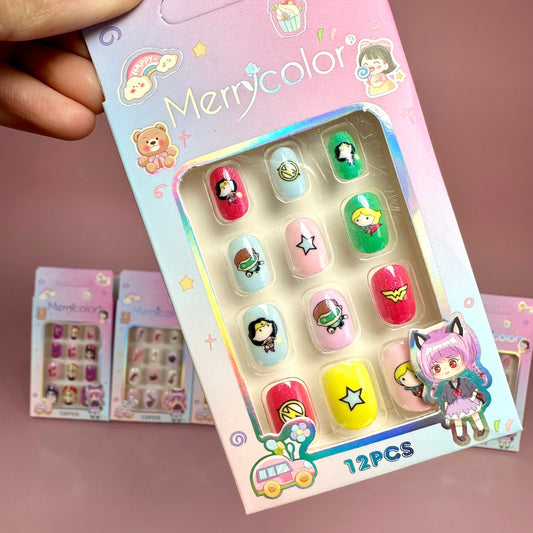 UÑAS POSTIZAS PARA NIÑAS REF:MK-07