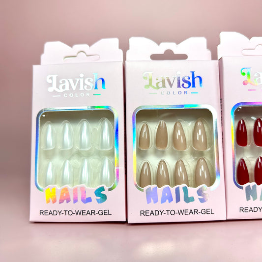 UÑAS POSTIZAS 12PCS REF:LC-2