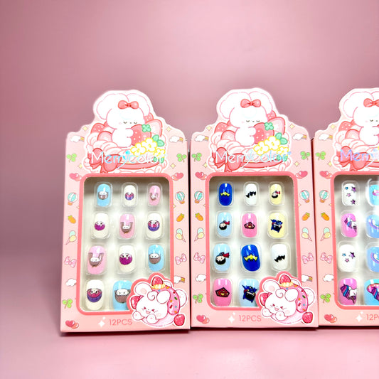 UÑAS POSTIZAS PARA NIÑAS REF:MK-08