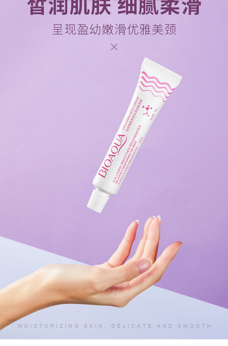 Crema de Colágeno hidrolizado para el Cuello y Manos BIOAQUA REF:NO.BQY89185