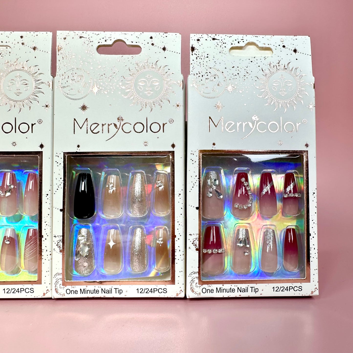 UÑAS POSTIZAS 12pcs REF:DS-28