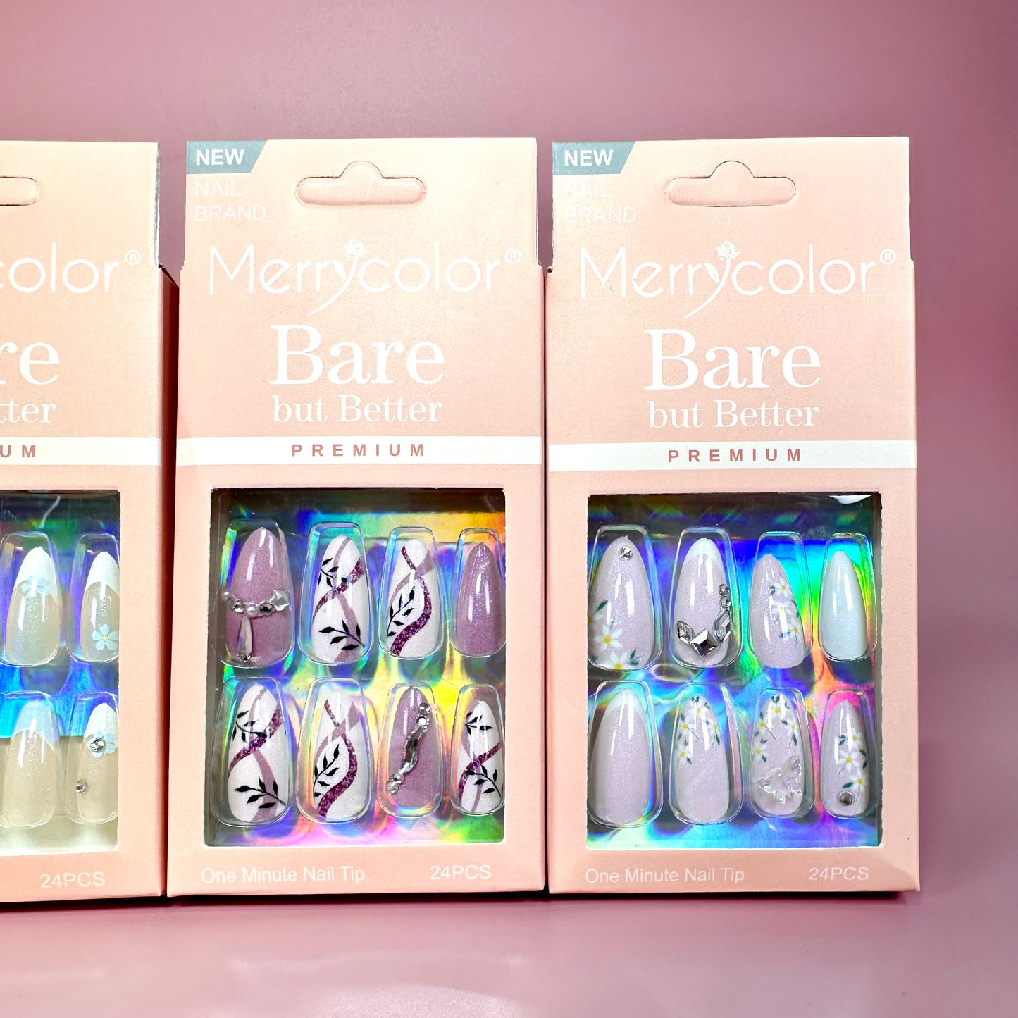 UÑAS POSTIZAS 12pcs REF:DS-31