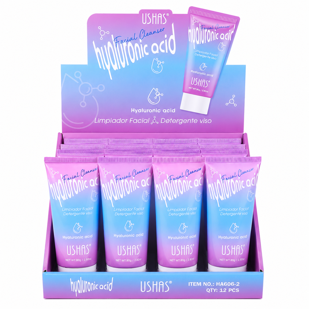 Limpiador Facial Hyaluronic Acid USHAS REF:HA606-2