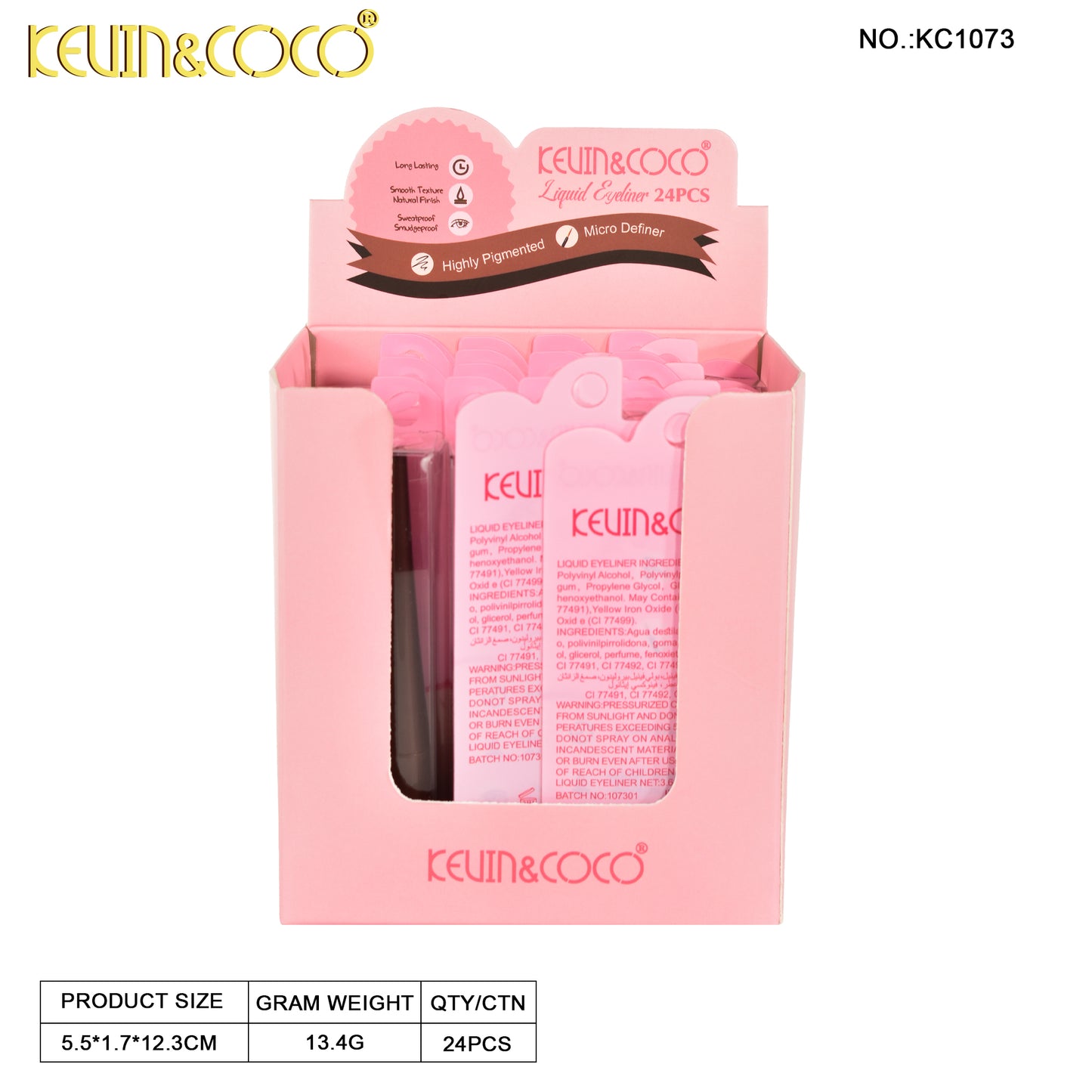 Delineador Para Ojos KEVIN&COCO REF:KC1073