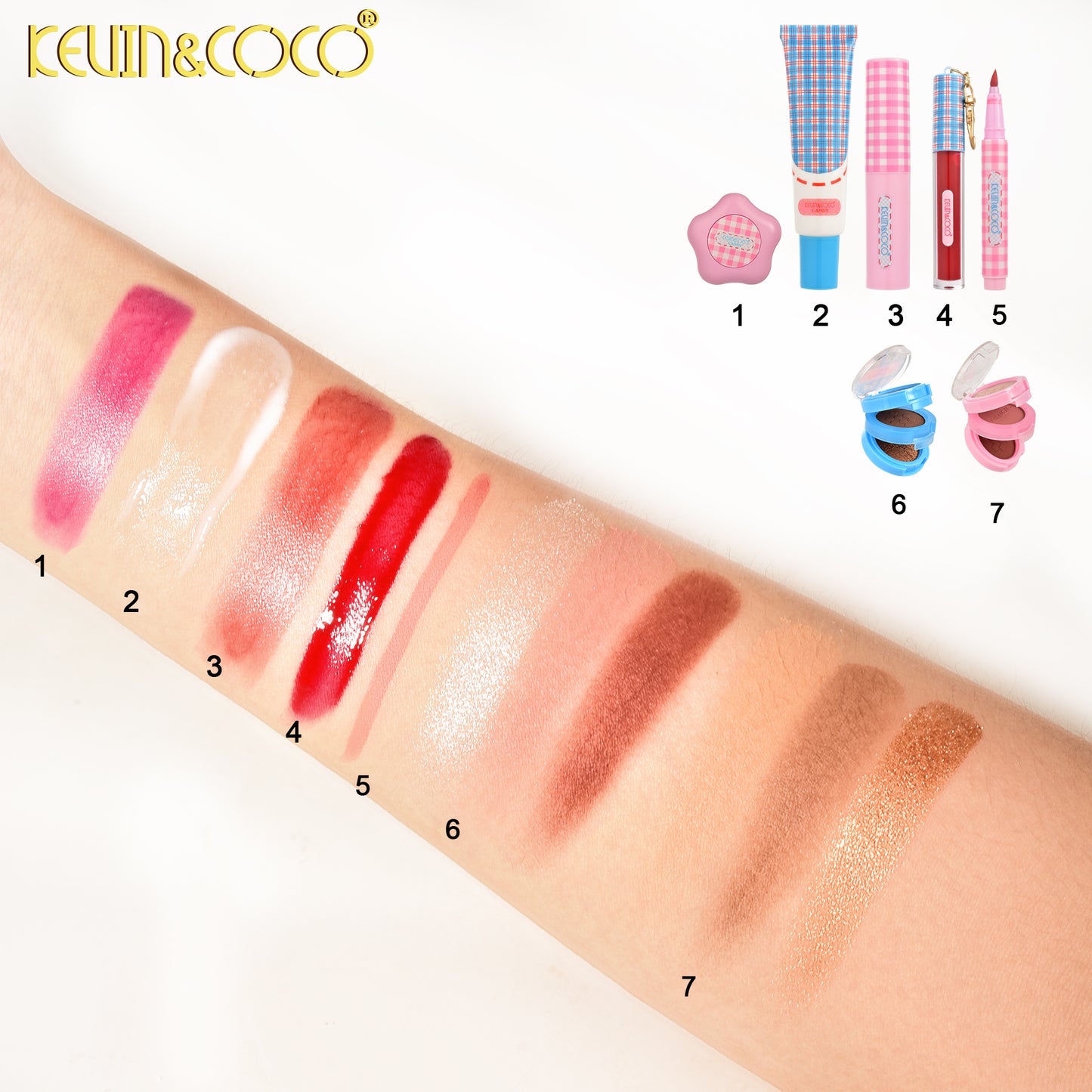 Kit Regalo de maquillaje Navidad KEVIN&COCO REF:KC1115