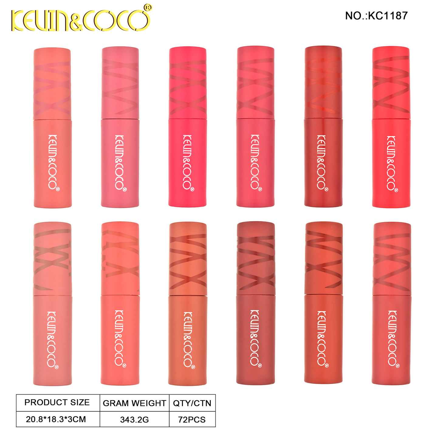 KITS LABIAL LIQUIDO*12 REF:KC1187