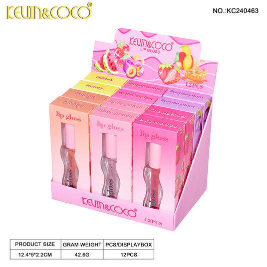 LABIAL LIQUIDO GLOSS FRESA KEVIN&COCO REF:KC240463