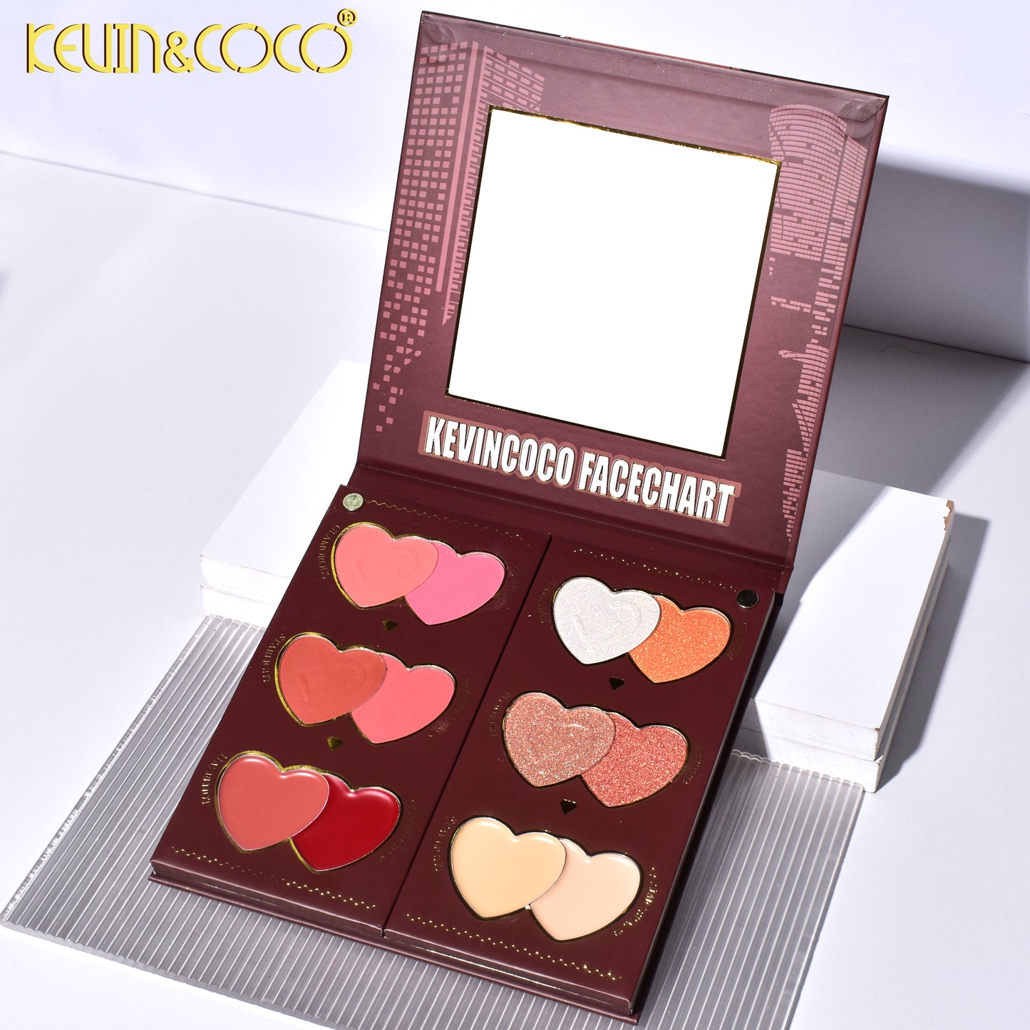 PALETA LIBRO DE MAQUILLAJE KEVIN&COCO REF:KC244874