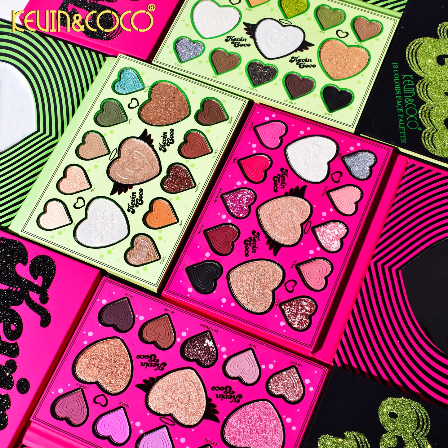 KIT DE MAQUILLAJE SOMBRA DE OJOS + ILUMINADOR REF: KC245321