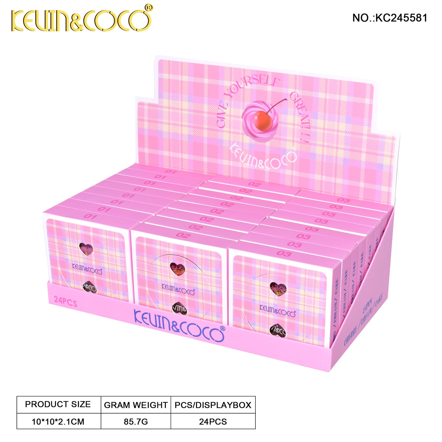 RUBOR/ ILUMINADOR/ CORRECTOR CREMOSO REF: KC245581