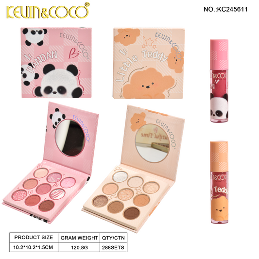 Kit de Sombras y Labial KEVIN&COCO REF:KC245611