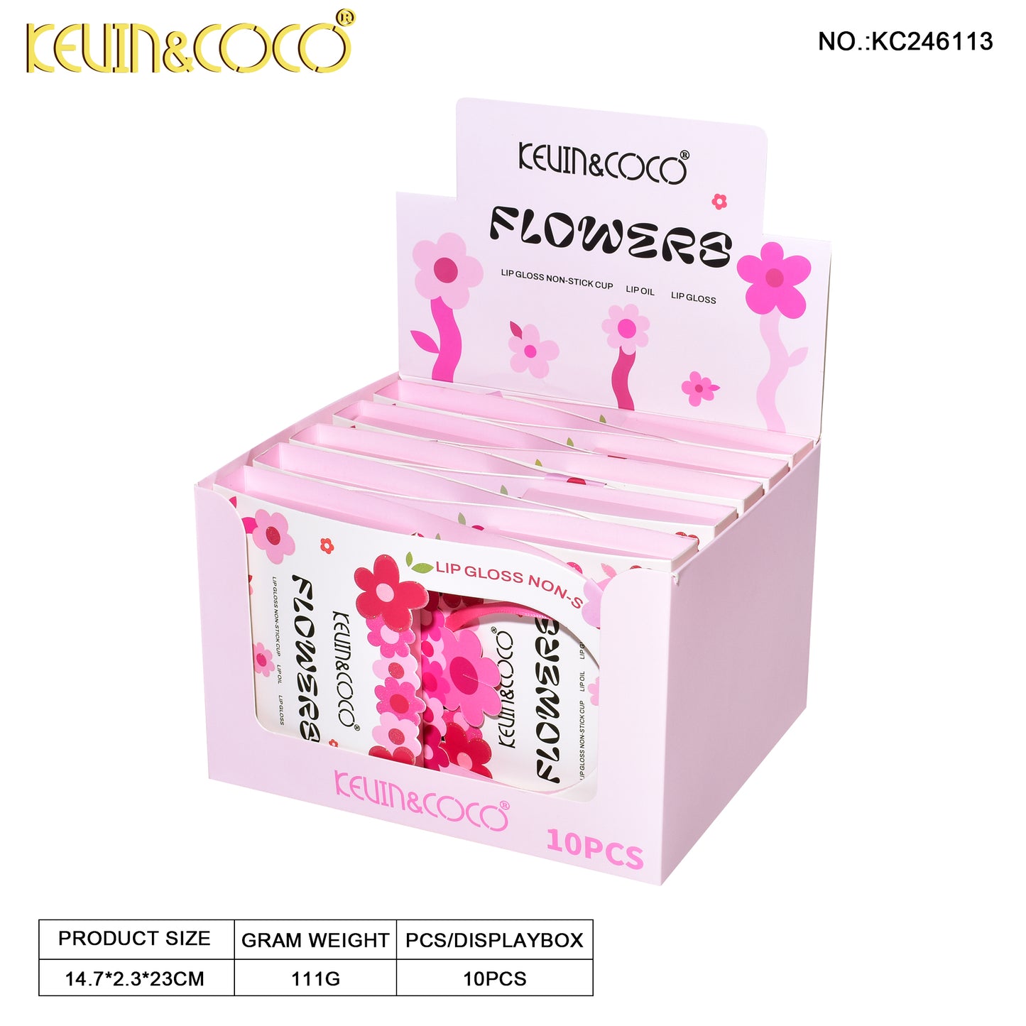 LABIAL LIQUIDO KIT*4 KEVIN&COCO REF:KC246113