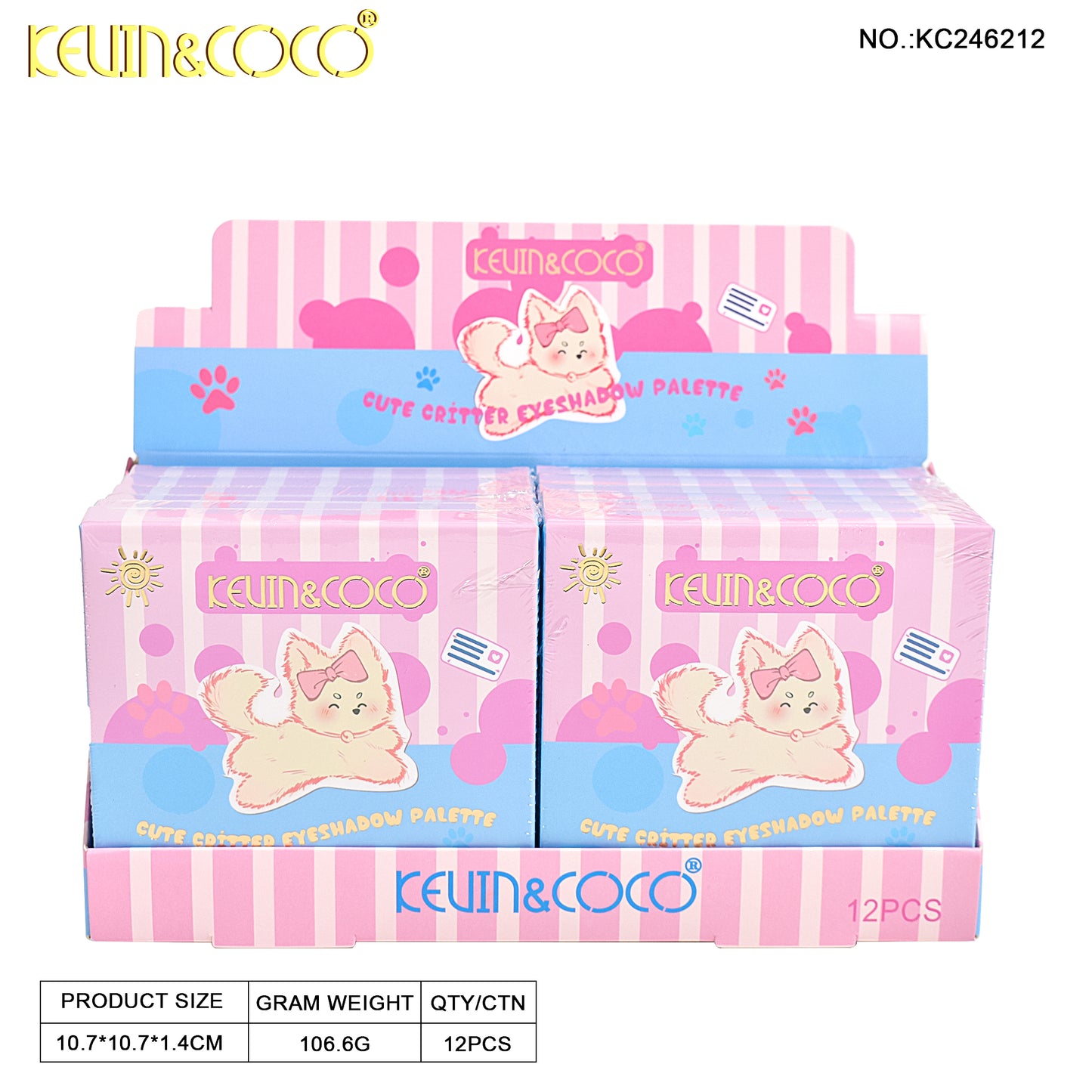 PALETA DE MAQUILLAJE KEVIN&COCO REF:KC246212
