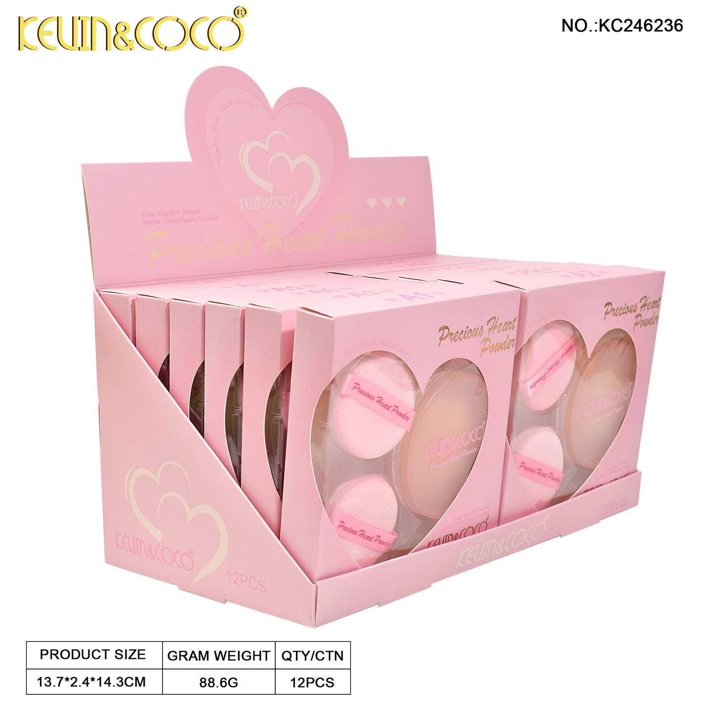 KIT POLVO COMPACTO KEVIN&COCO REF:KC246236