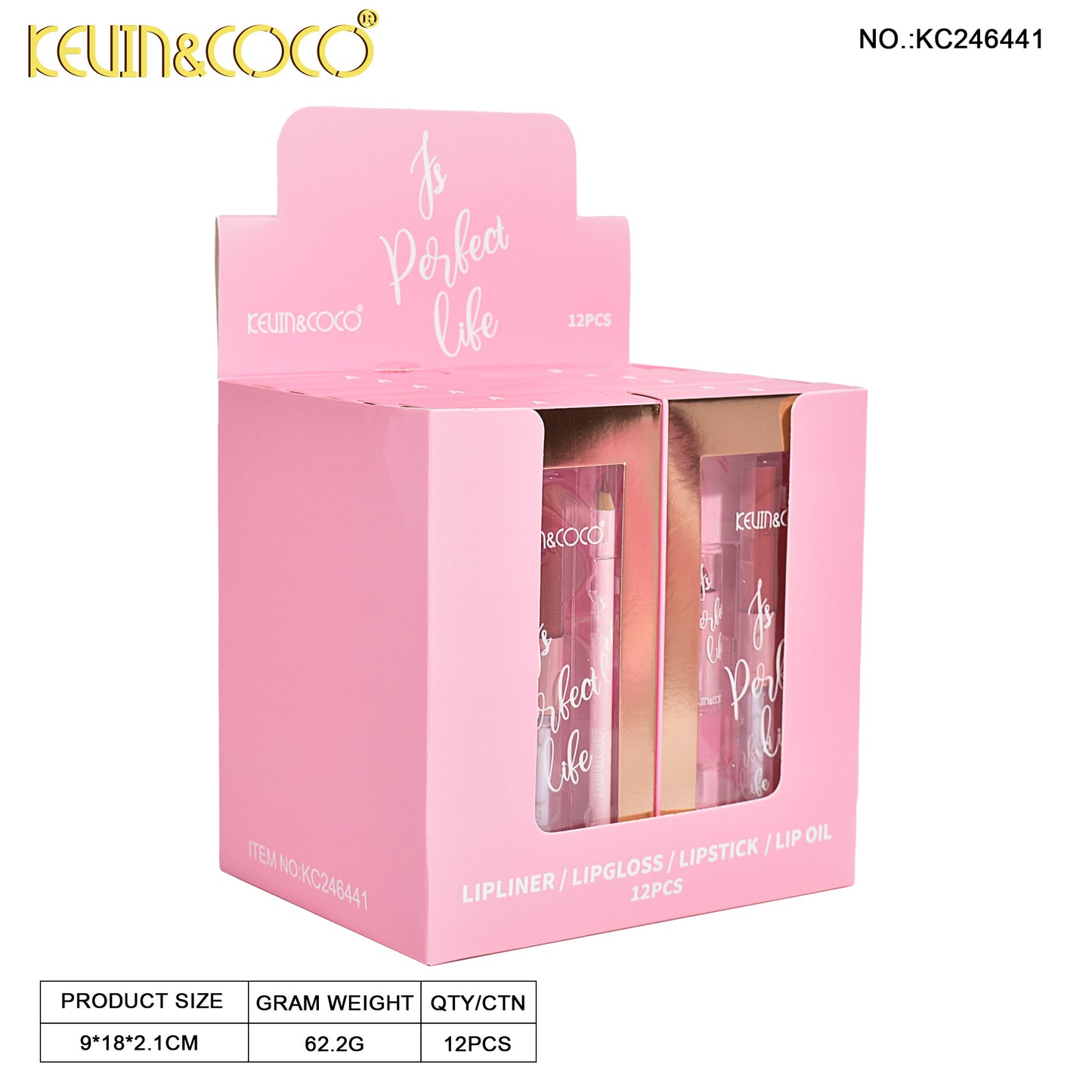 KIT DE LABIALES KEVIN&COCO REF:KC246441