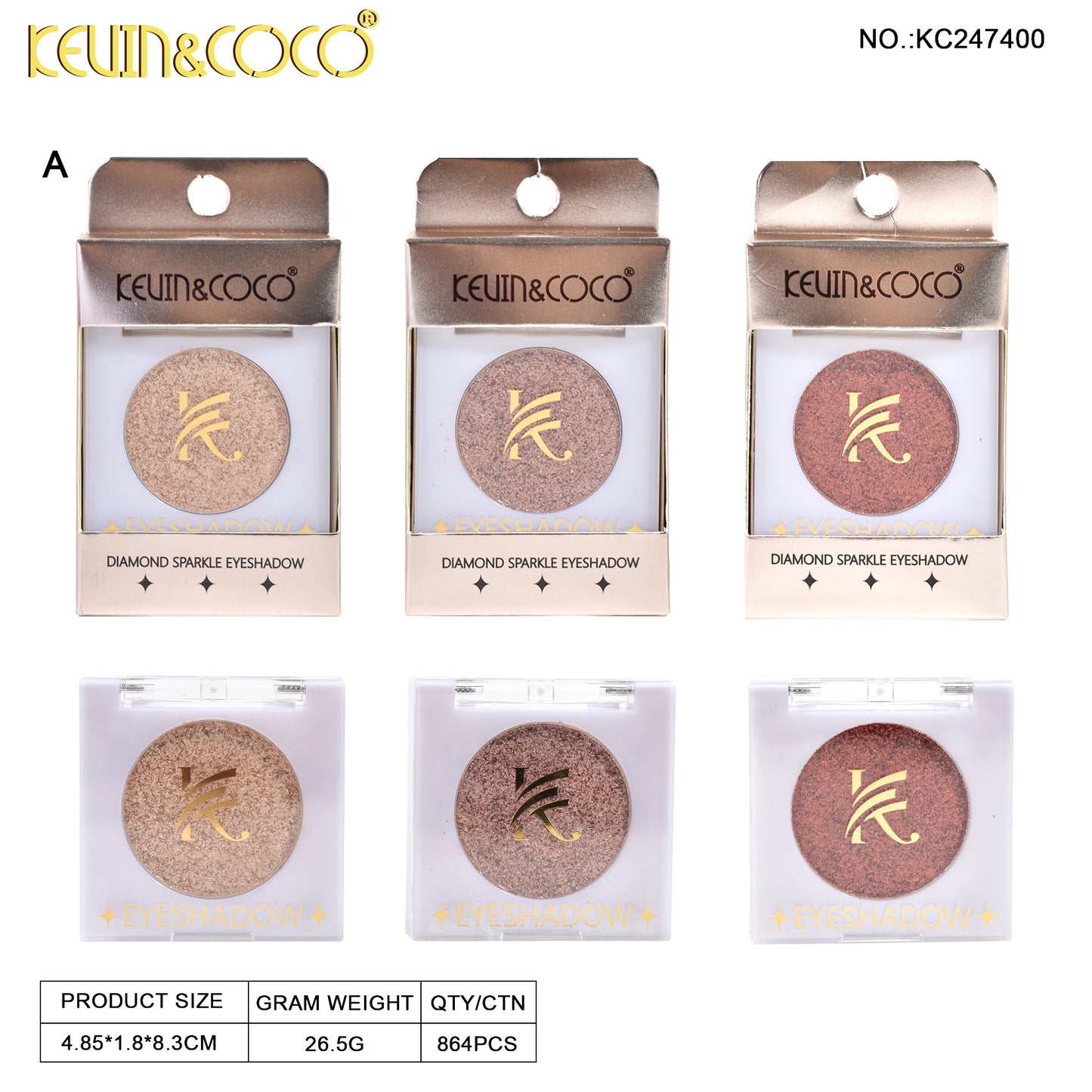 SOMBRA DE OJOS INDIVUDUAL KEVIN&COCO REF:KC247400