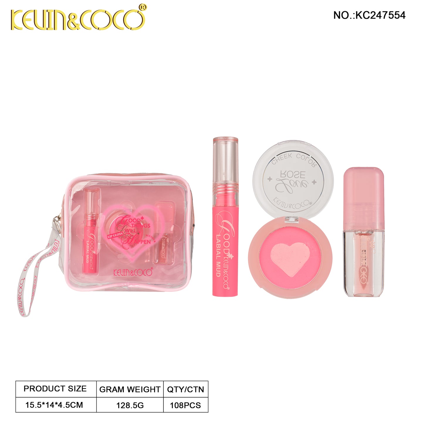 Set de Maquillaje Colorful Box KEVIN&COCO REF:KC247554