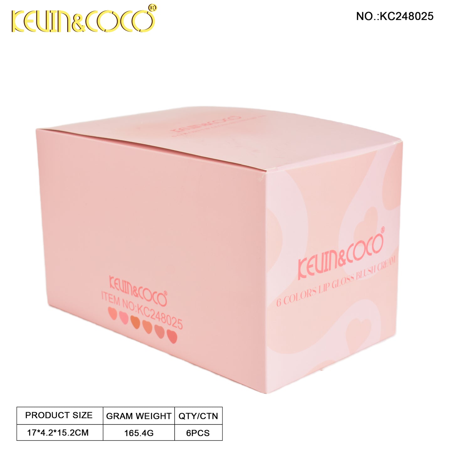 KIT RUBOR EN CREMA*6 KEVIN&COCO REF:KC248025