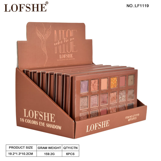 Sombra de Ojos 18 colores LOFSHE REF:LF1119