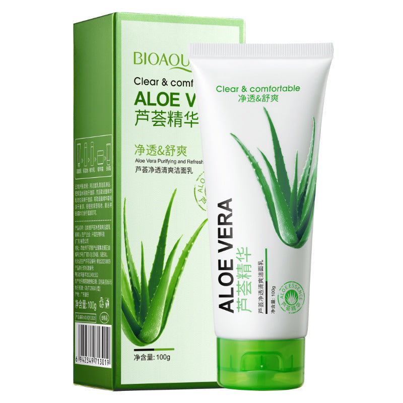 Limpiador Facial Aloe Vera BIOAQUA REF:NO.BQY13019