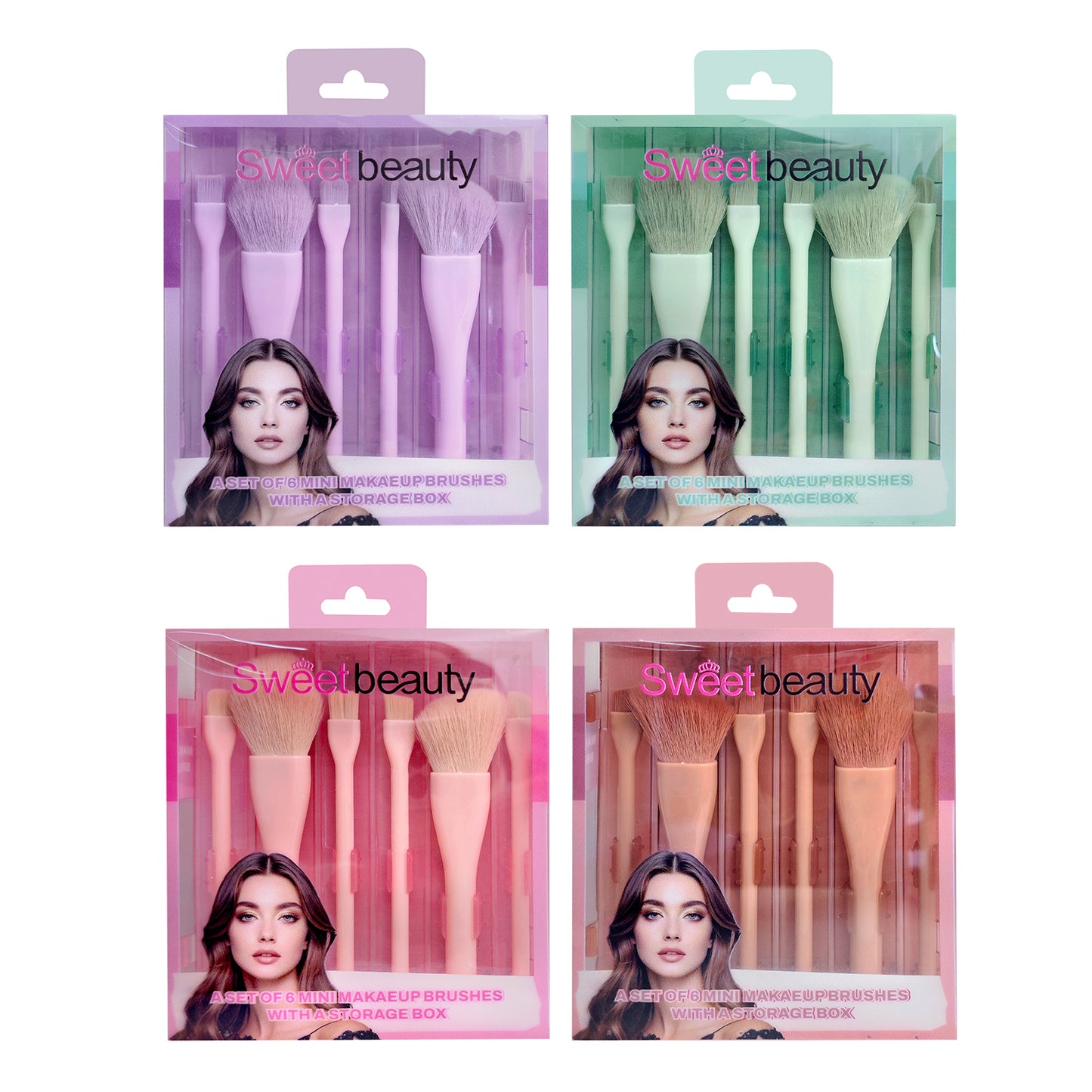 Kit brochas de maquillaje *6 REF:SZ-2549