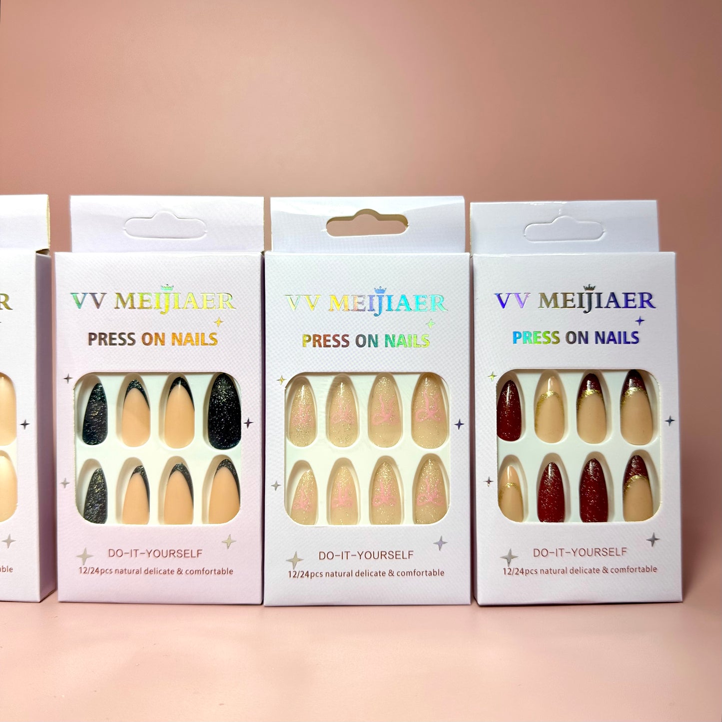 UÑAS POSTIZAS 12PCS REF:MJ-2