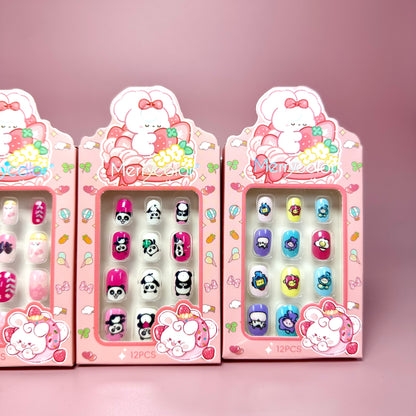 UÑAS POSTIZAS PARA NIÑAS REF:MK-08