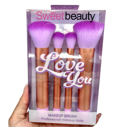 Set de Brochas de Maquillaje Sweet Beauty REF:SZ-4416