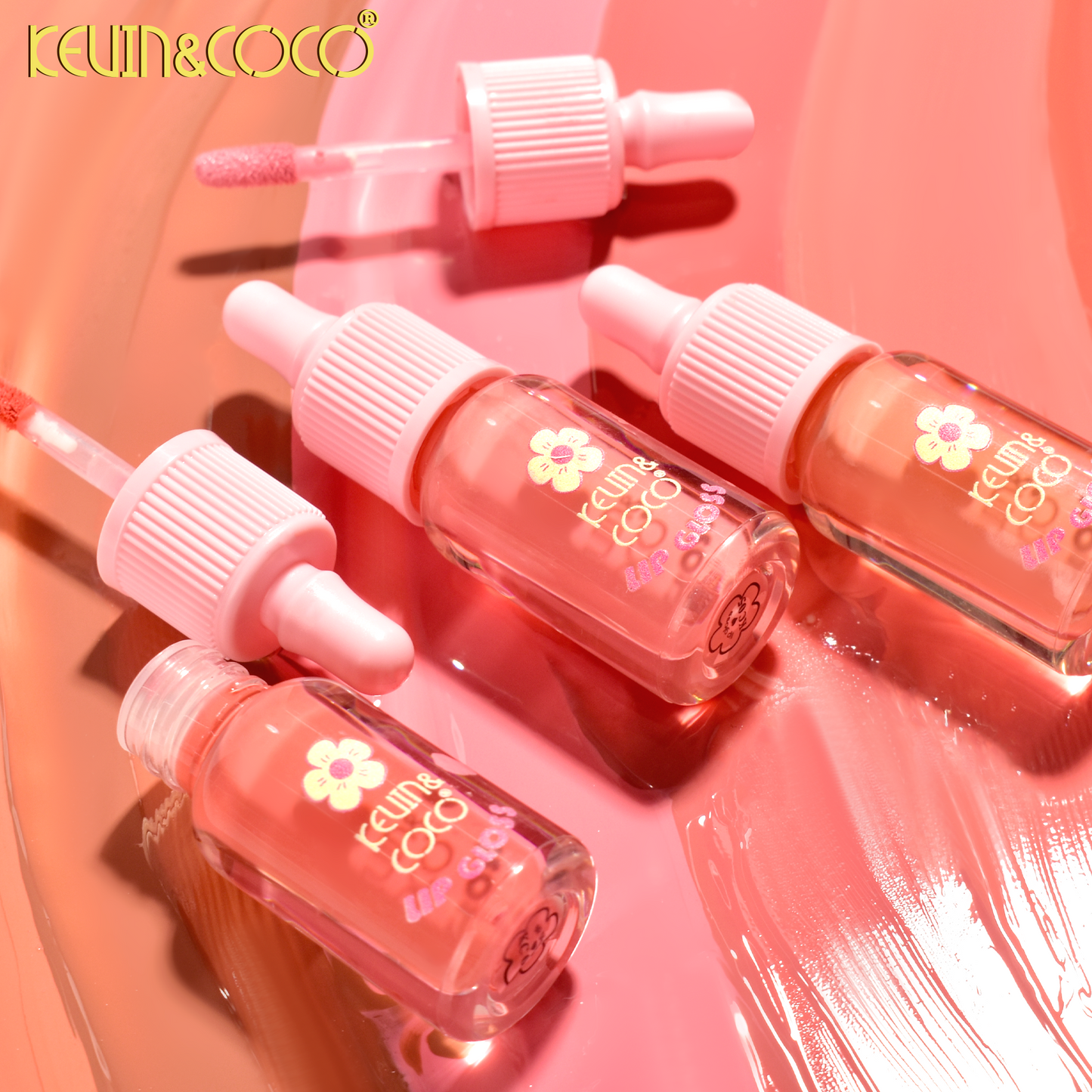 Labial Liquido y rubor  con Llavero– Kevin&Coco REF:KC1206