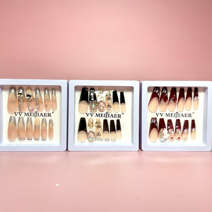 UÑAS POSTIZAS 12PCS REF:MJ-7