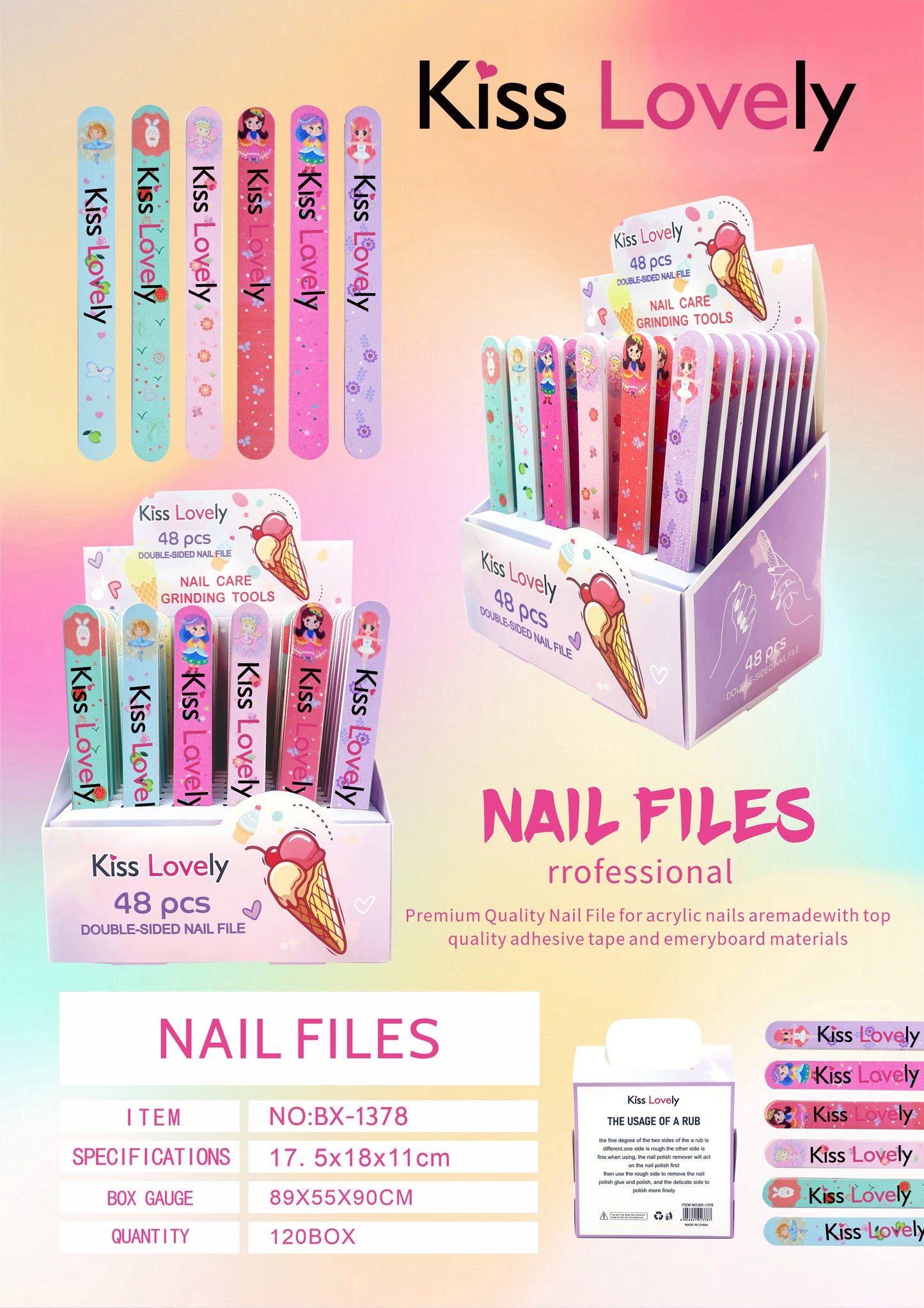 Lima de Uñas Nail Files Sweetbeauty REF:BX-1378