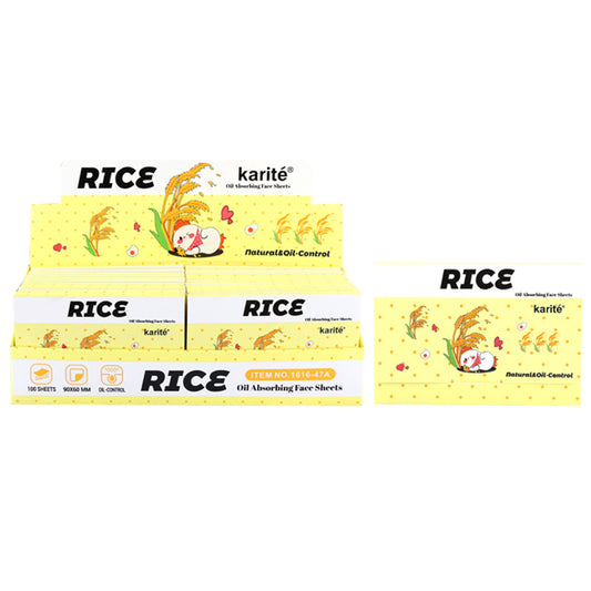 PAPEL ABSORBENTE GRASA ARROZ KARITE REF:1616-47A