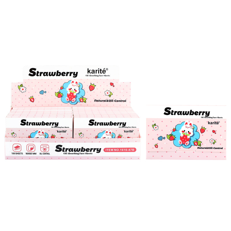 PAPEL ABSORBENTE GRASA FRESA KARITE REF:1616-47B