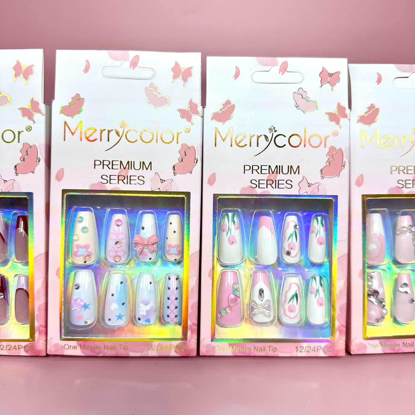 UÑAS POSTIZAS 12pcs REF:DS-27