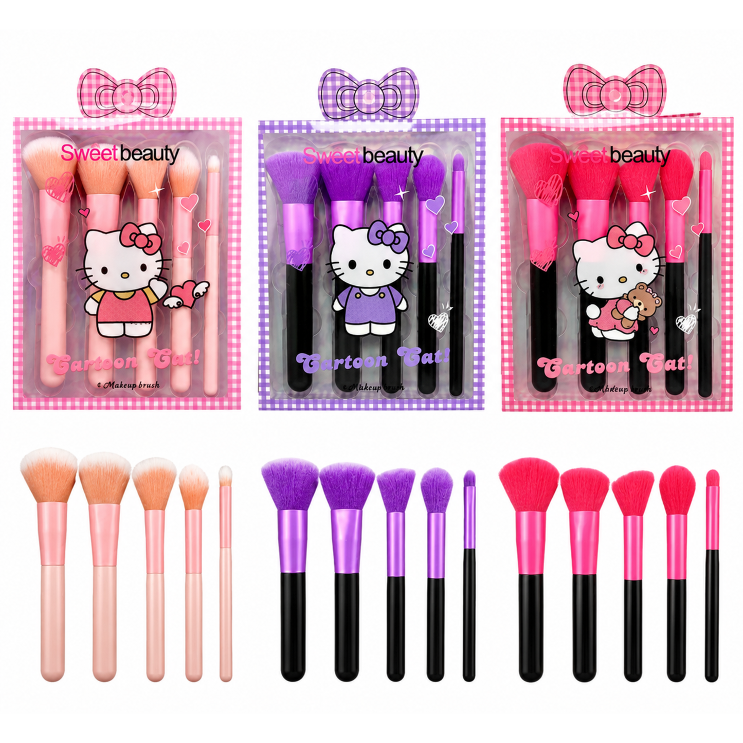 Set de Brochas de Maquillaje Sweet Beauty REF:SZ-1169