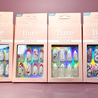 UÑAS POSTIZAS 12pcs REF:DS-31