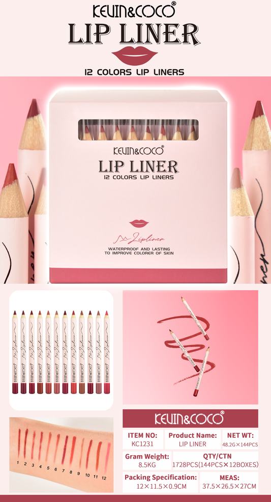 Lápiz Delineador de Labios KEVIN&COCO REF:KC1231