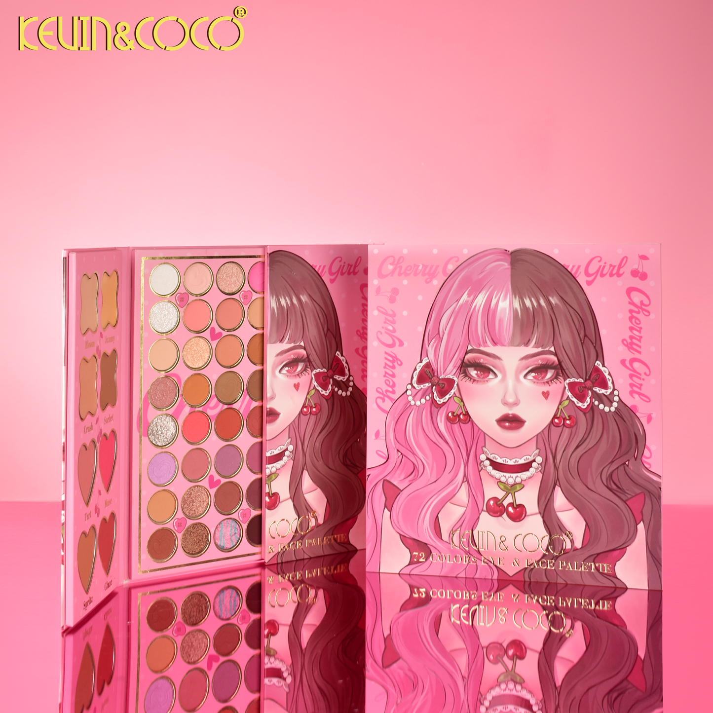 PALETA CHERRY GIRL 72 COLORES  REF:KC1240
