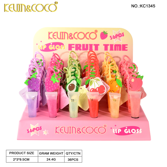 Brillo Labial Diseño Frutas – Kevin&Coco REF:KC1345