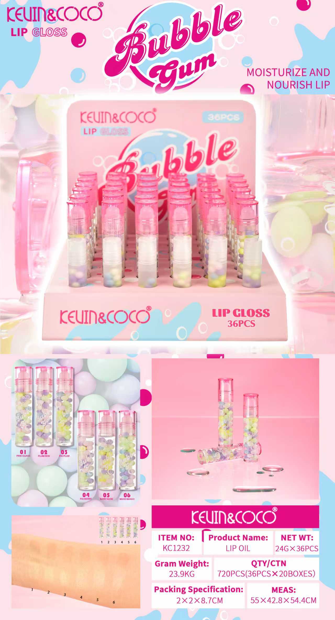 Brillo Labial Candy Gloss KEVIN&COCO REF:KC1232
