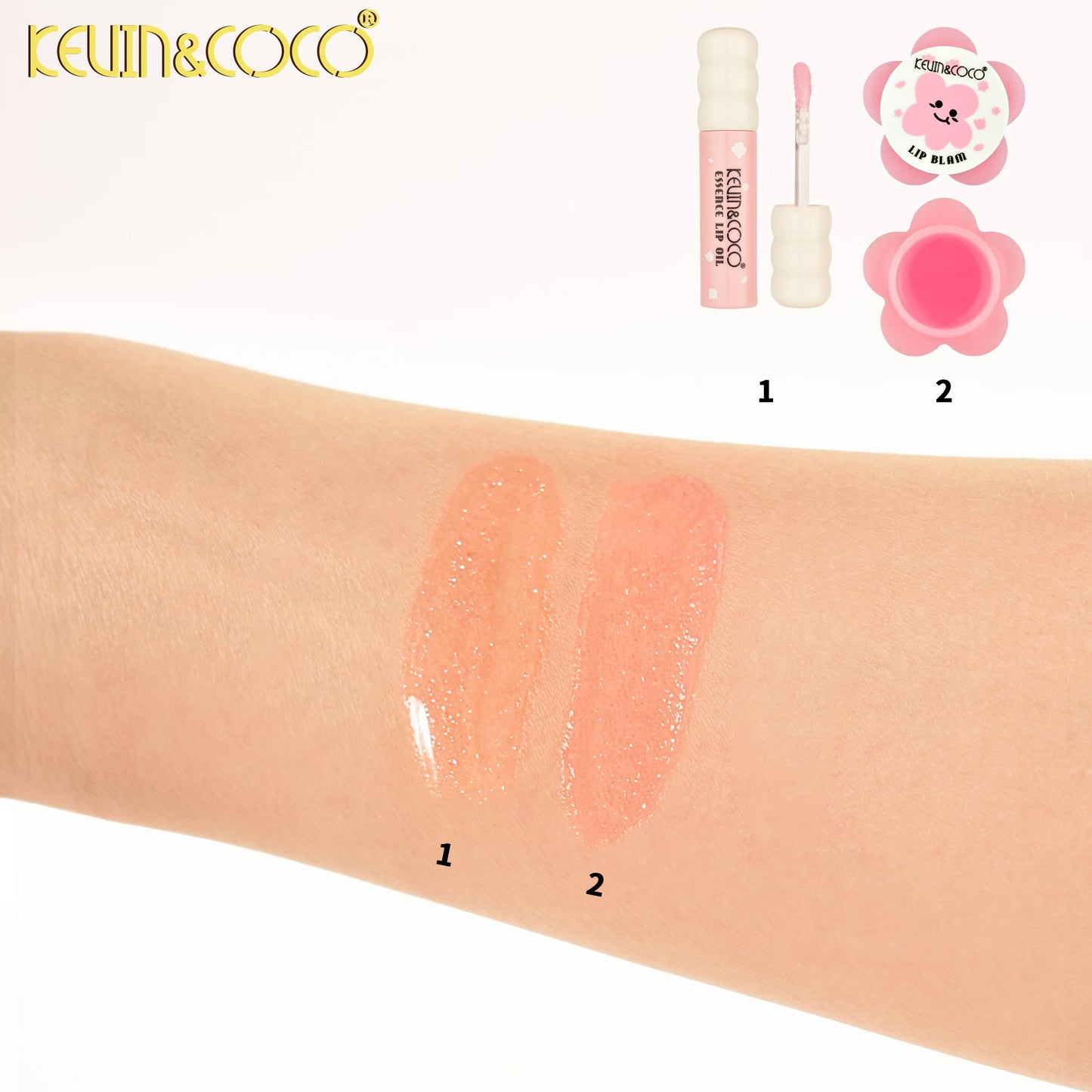 Dúo de Cuidado Labios Flower KEVIN&COCO REF:KC1175