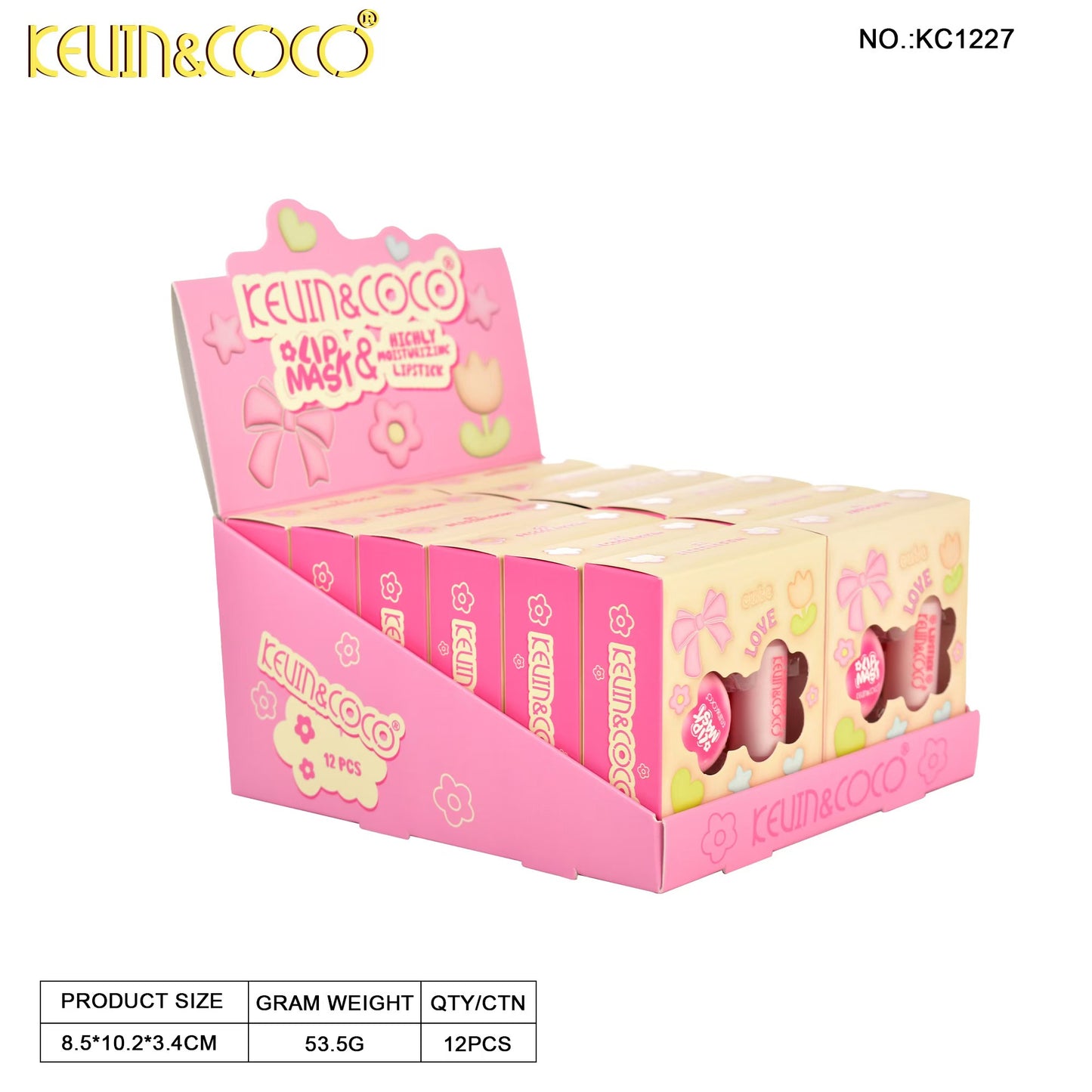 Kit de Cuidado Labios con Llavero KEVIN&COCO REF:KC1227